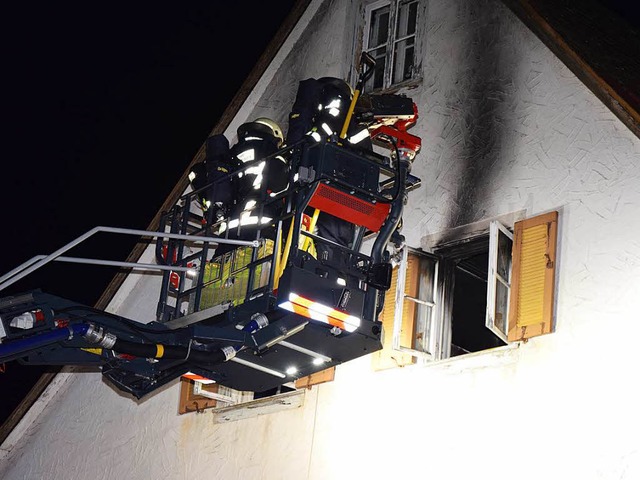 In Friedenweiler hat es in der Nacht gebrannt.  | Foto: kamera24