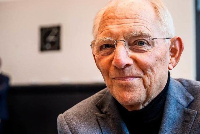 Wolfgang Schuble soll Bundestagsprsident werden