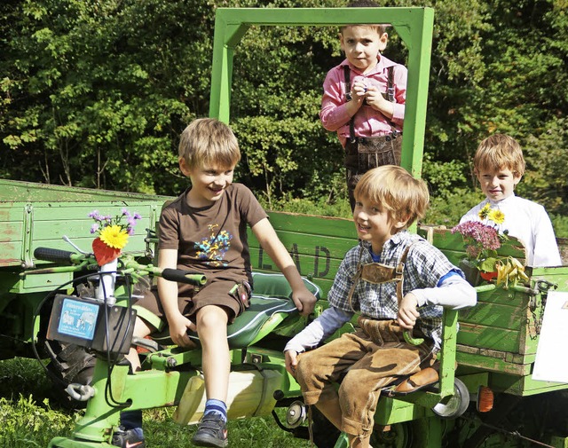 Beim Aiterner Ladog-Treffen hatten auch die Kinder  Spa.   | Foto: Wehrle