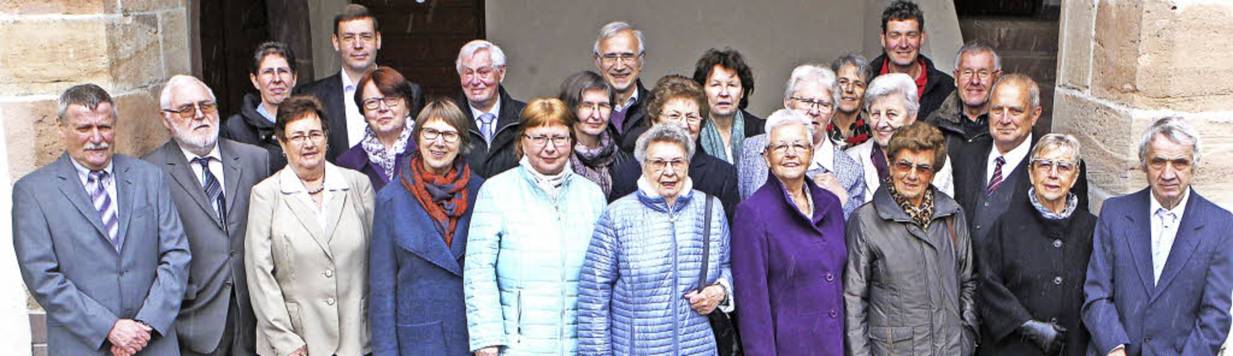 Die aktuellen Mitglieder des Gottenhei...henchors, der 200. Geburtstag feiert.   | Foto: Mario Schöneberg/Privat