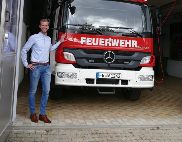 Station 2: Feuerwehrgertehaus Wasenweiler  | Foto: Gerold Zink