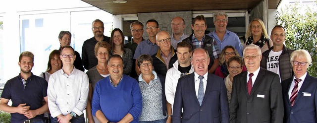 Der Gemeinderat Oppenweiler war zu Besuch im Weiler Rathaus.    | Foto: Stadtverwaltung