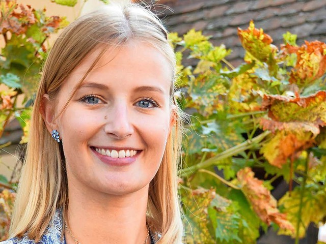 Elena Batzler ist die neue Weinprinzessin der Ortenau.   | Foto: Moritz Lehmann