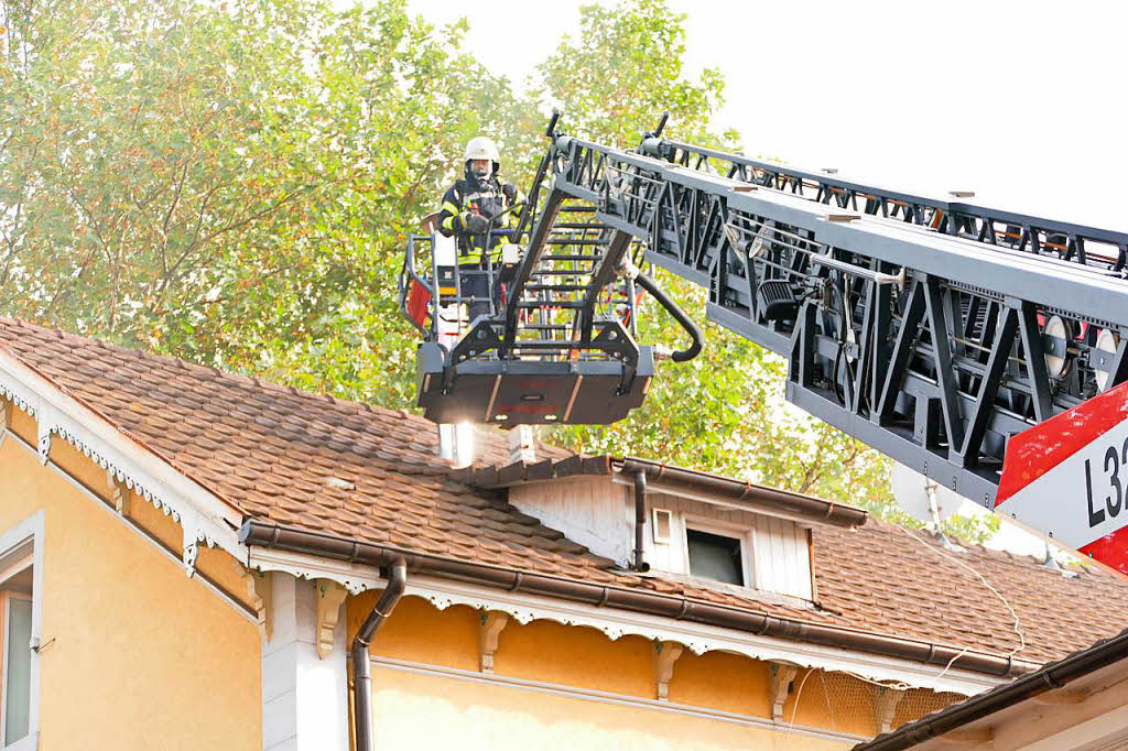 Brand in Lörracher Innenstadt endet glimpflich Lörrach Badische Zeitung