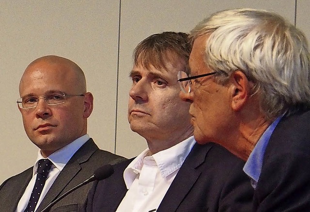 Baschi Drr, Bernhard Burgener und Andi Schneider (von links)   | Foto: Boris Burkhardt