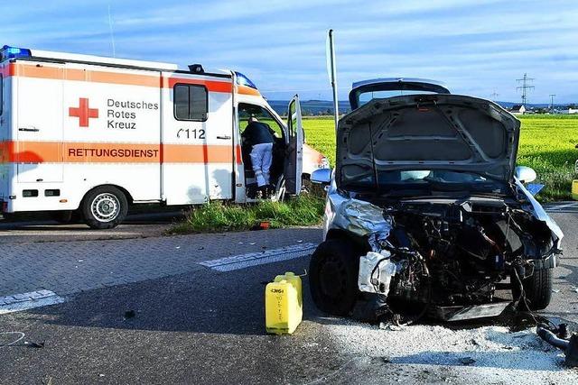 Vier Verletzte bei Unfall zwischen Lahr und Ichenheim