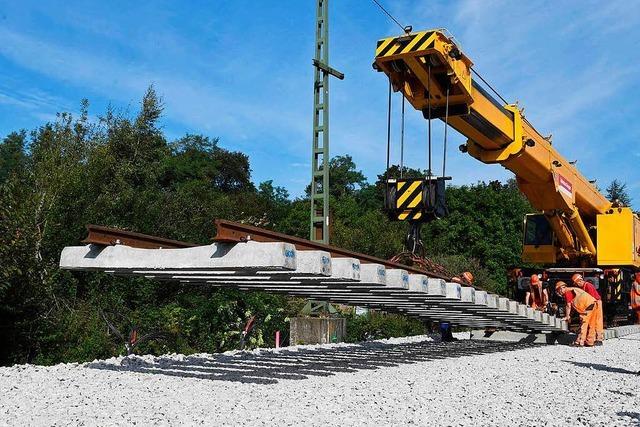 Rheintalbahn: Auf die Bahn kommt noch viel rger zu