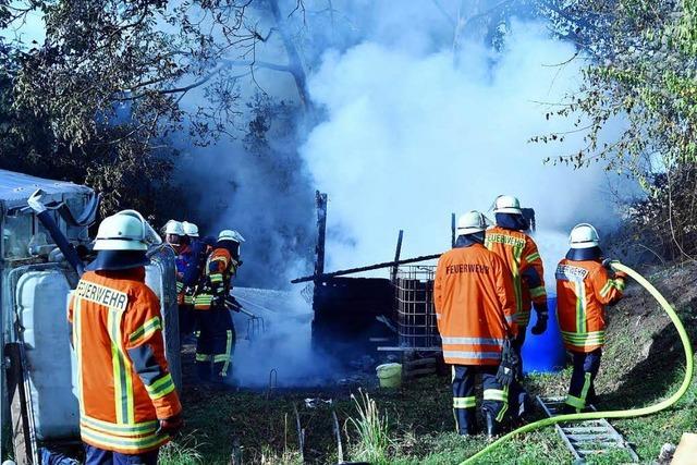 Nach Brandstiftung in Gartenhtten: Polizei fasst jugendliches Trio