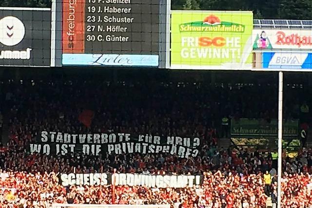 Amt sperrt 15 Ultras aus – Protest im SC-Stadion