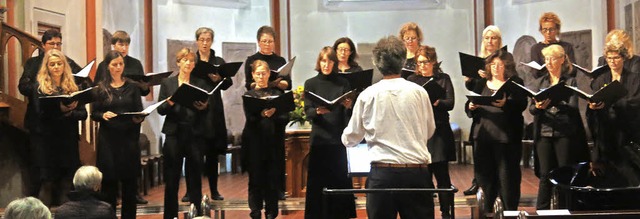 Konzert mit cantate dekanate, dem Bezi...hor unter der Leitung von Jrn Bartels  | Foto: Georg Vo