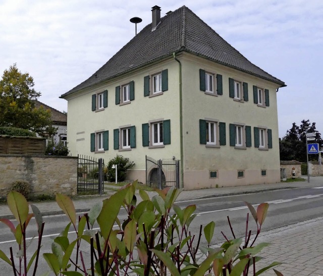 Das ehemalige Lehrerwohnhaus in Tunsel...ernzeitbetreuung hergerichtet werden.   | Foto: Hans-Peter Mller