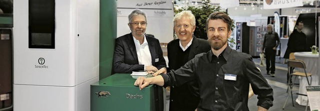Die Energieexperten (von links) Peter ...zur energetischen Unabhngigkeit auf.   | Foto: Lassen GmbH