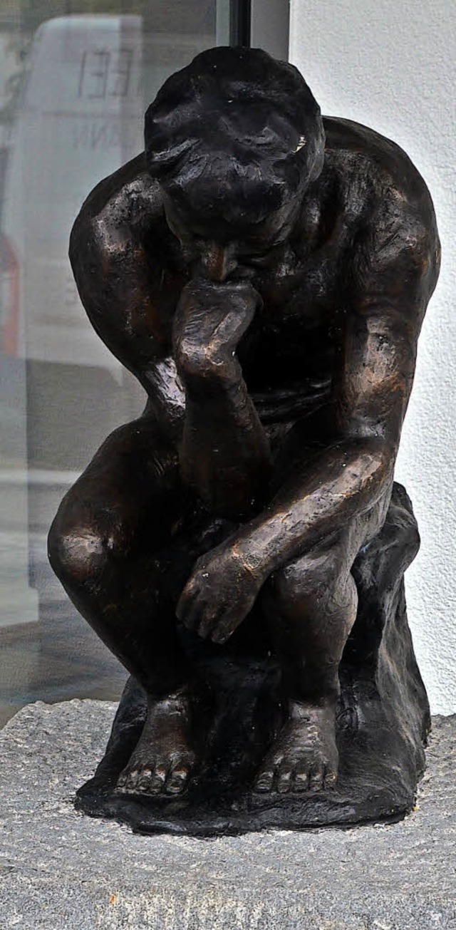 Der Denker nach dem Bildhauer Auguste Rodin  
