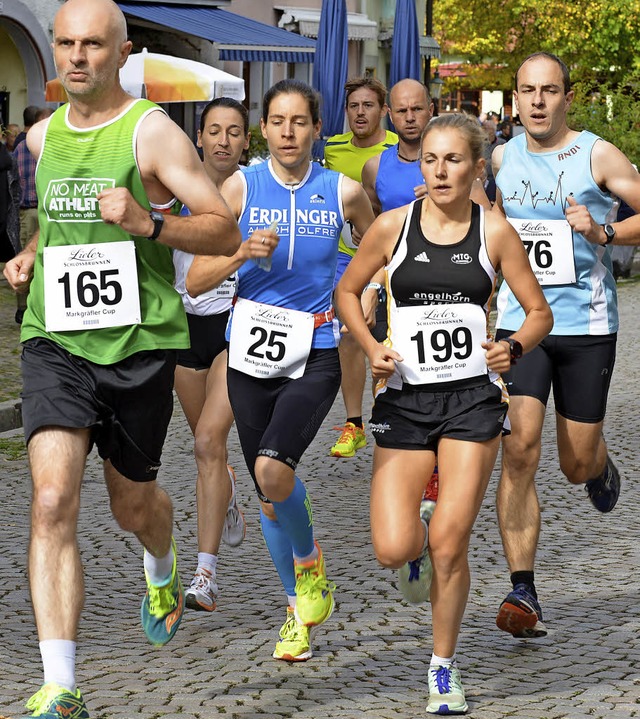 Die Podiumspltze bei den Frauen beleg...25) und  dahinter Constance Posanski.   | Foto: Murst