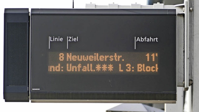 Stets aktuelle Fahrgastinformationen, ... Nutzen der Busse attraktiver machen.   | Foto: Senf