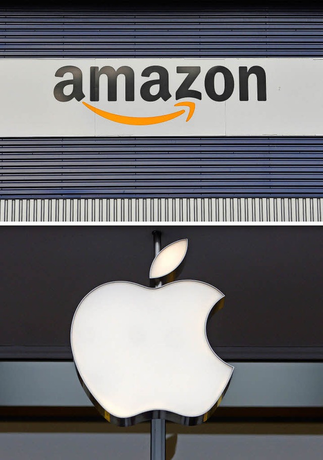 Die EU  will von   Amazon  und  Apple Steuerrckzahlungen.  | Foto: dpa