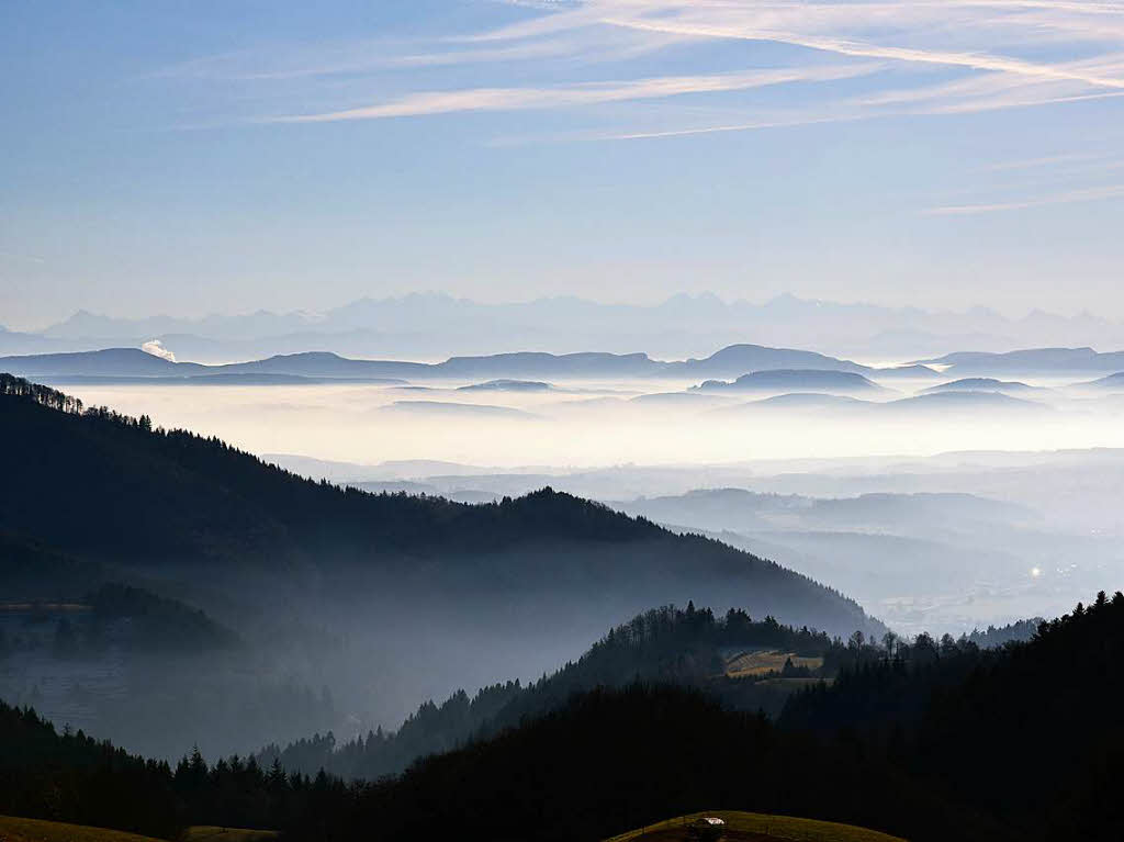 Kategorie Land: Alpenblick vom Zeller Blauen (Zell im Wiesental)