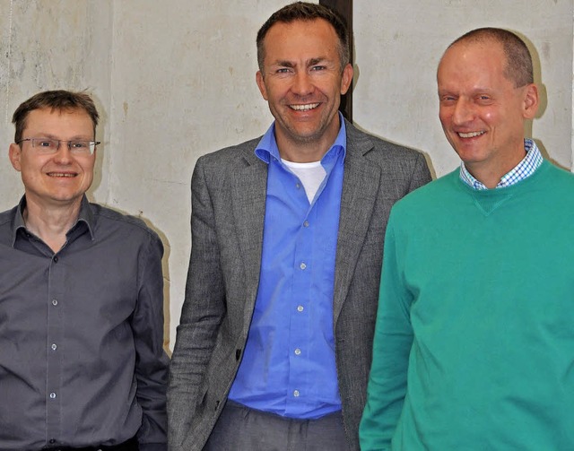 Frank Malzacher, Gerd Mller und Kassian Burster (von links)   | Foto: Daniel Gramespacher