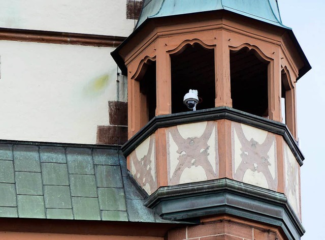 berwachungskamera am Martinstor in der Kaiser-Joseph-Strae  | Foto: Ingo Schneider