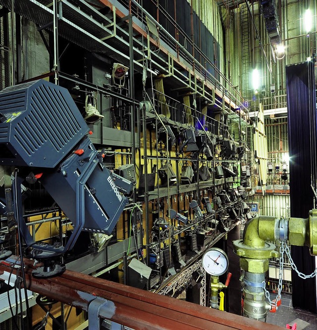 Arbeiten hinter der Bhne auch  Knstler? Theater-Technik in  Freiburg   | Foto:  Thomas Kunz