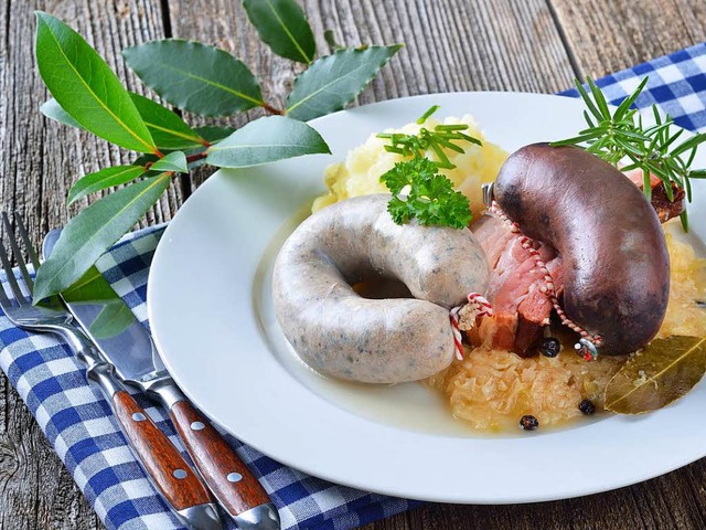 Kesselfleisch, Blut- und Leberwurst gehren zu einer klassischen Metzgete  | Foto: kab-vision/fotolia.com