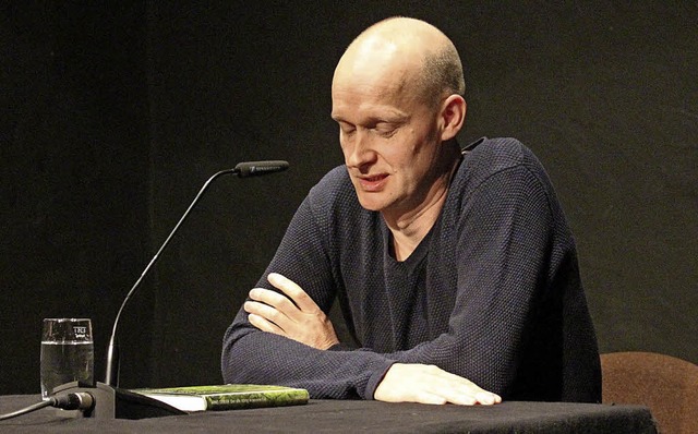 Arno Geiger erhielt den Alemannischen Literaturpreis.  | Foto: Schanz