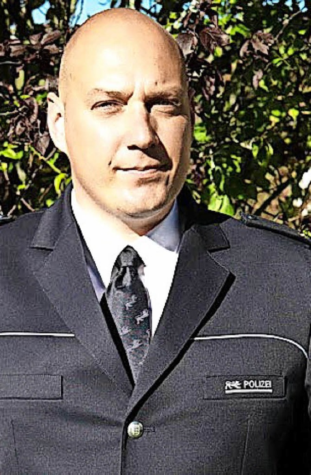 Florian Doppler wird als Polizeirevierleiter von Schopfheim verabschiedet.   | Foto: Privat
