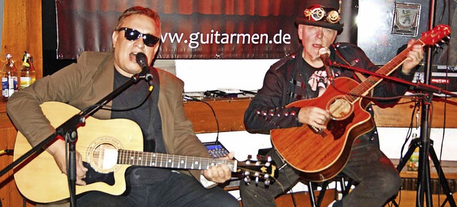 Gitarrensound aus der guten alten Zeit..., 1980er und 1990er Jahre vereinten.    | Foto: Maria Schlageter