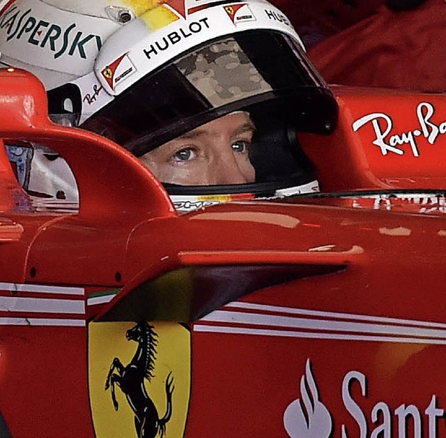 Enttuscht: Sebastian Vettel  | Foto: dpa