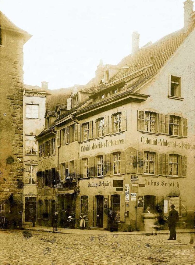 Die westliche Bebauung am  Martinstor ... bis 128. Das Foto entstand etwa 1899.  | Foto: Archiv Manfred Gallo