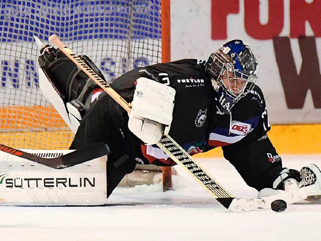 EHC-Keeper Miroslav Hanuljak  | Foto: Achim Keller