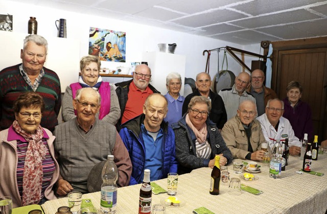 Das Grillfest bei Rosemarie Bche ist ...sgewichen, wie am vergangenen Freitag.  | Foto: Martha Weishaar