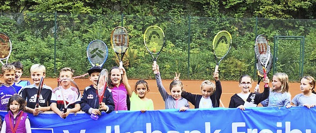 Die Tenniskinder hatten großen Spaß ...er jüngsten Olympiade vom TC Schönau. | Foto: Hacker Die Tenniskinder hatten großen Spaß ...er jüngsten Olympiade vom TC Schönau. | Foto: Hacker