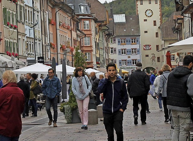 Oktobersunntig in Waldshut: Das Wetter...lich, die Besucherzahlen berschaubar.  | Foto: BZ