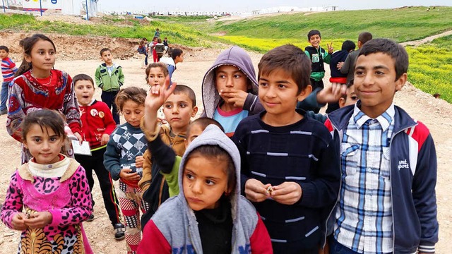 Zarok setzt sich besonders fr   Flchtlingskinder im Nordirak ein.  | Foto: privat