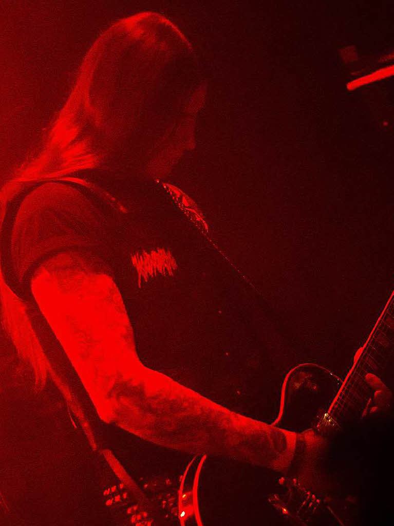 Nach 33-jhriger Bandgeschichte machten Mayhem, Urgesteine des skandinavischen Black Metal, Halt in Colmar und spielten ihr gesamtes erstes Album. Inferno und Dragged into Sunlight erffneten den Abend. 