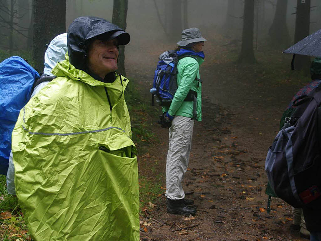 Von Badenweiler auf den Blauen und wieder zurck – von dieser Tour lieen sich die BZ-Wanderer auch vom Regen nicht abhalten.