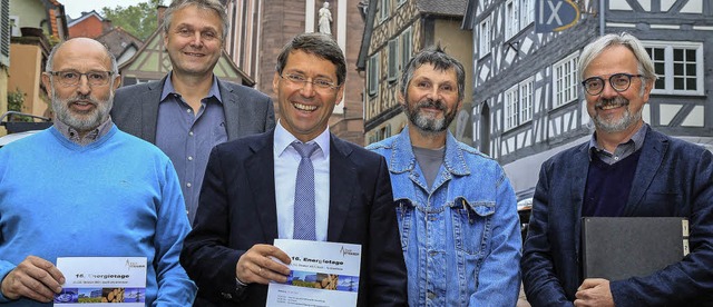 Die Macher der  Energietage: (von link...) und  Martin Oswald (Cheforganisator)  | Foto: DEcoux-Kone