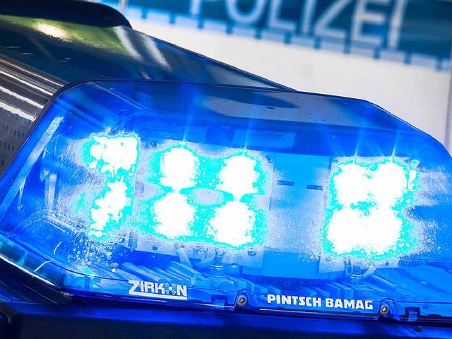 Ein ungewhnlicher Polizeieinsatz am D...33 zwischen Ortenberg und Elgersweier.  | Foto: dpa