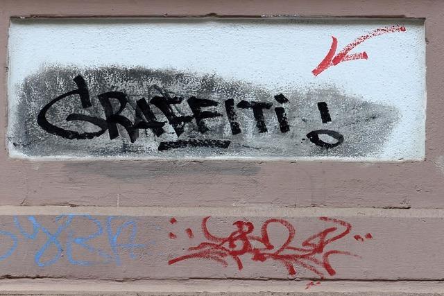 Freiburg will im Jahr 250000 Euro ausgeben, um illegale Graffiti zu beseitigen