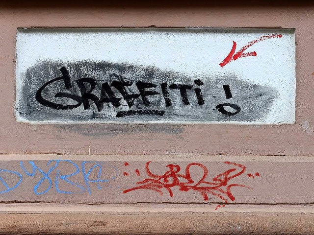 Illegale Graffiti sollen in Freiburg strker als bisher bekmpft werden.  | Foto: Ingo Schneider