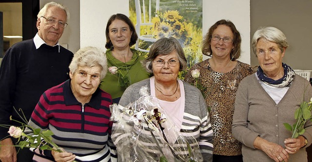 Amtswechsel und Ehrungen bei der KAB (...  Petra Bouren und  Ingeborg Schmider   | Foto: Heidi Fssel