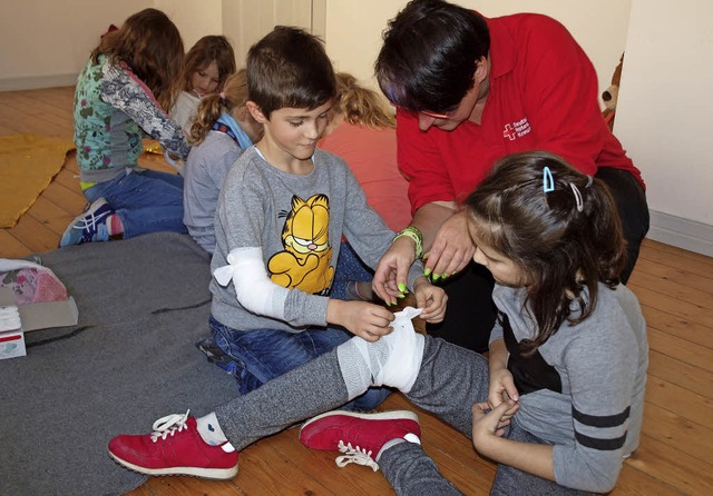 Wie beim Aktionstag &#8222;Die gesunde...urse fr Kinder im Torhaus angeboten.   | Foto: Michael Haberer