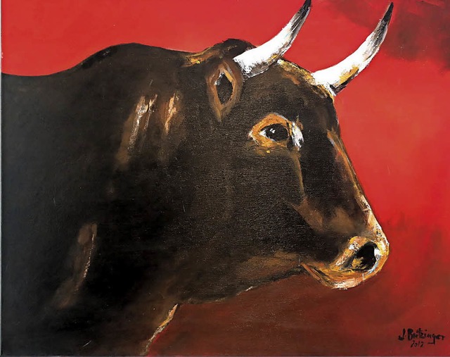 Tierisch: Kunst mit Stier  | Foto: Privat