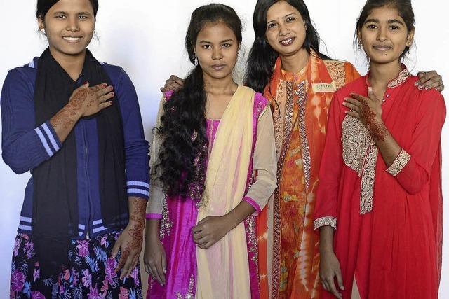 Schlerinnen aus Bangladesch besuchen am Samstag das St.-Ursula-Gymnasium
