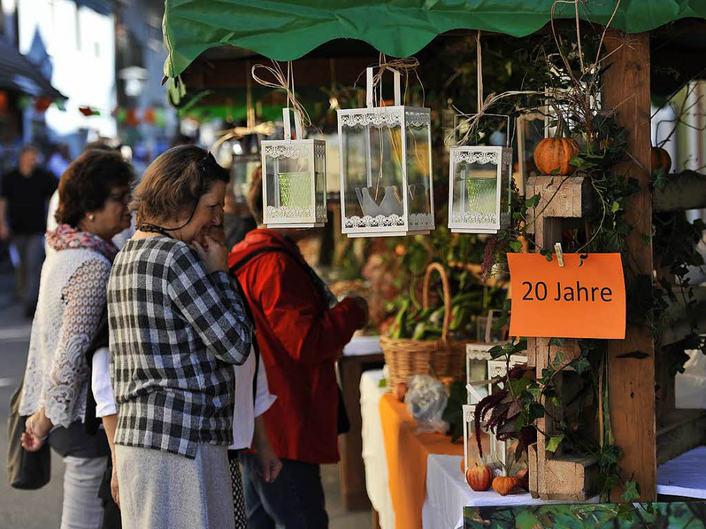 Impressionen vom verkaufsoffenen Sonntag Bad Krozingen im Herbst