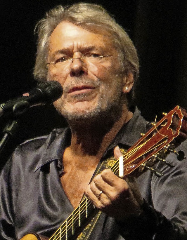 Reinhard Mey, hier  2014 in Freiburg  | Foto: Anselm Busshoff