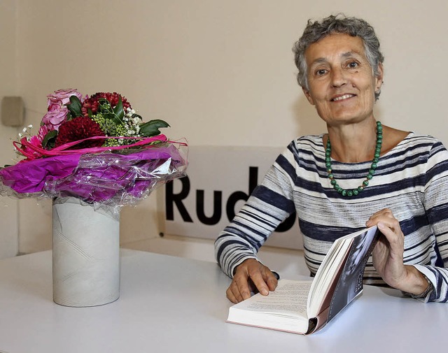 Ingeborg Gleichauf bei ihrer Lesung im Rebay-Haus  | Foto: Dagmar Barber