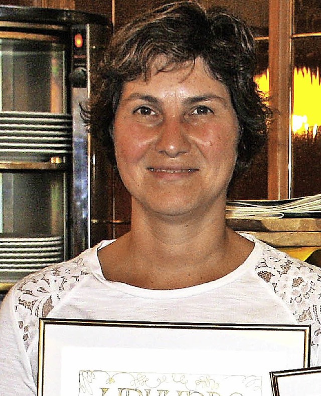 Ellen Zimmermann ist neues Ehrenmitglied der Todtmooser Narrenzunft.  | Foto: Bhm