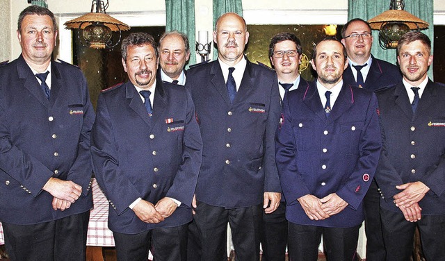 Das Leitungsteam der Feuerwehrabteilun..., Thomas Homberger und Manuel Schleith  | Foto: Rolf-Dieter Kanmacher